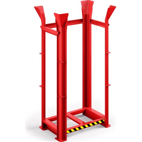 RR Industrietechnik Paletten Richtgestell RRG-15 BxTxH 1340x940x2650 mm RAL 3000 Feuerrot