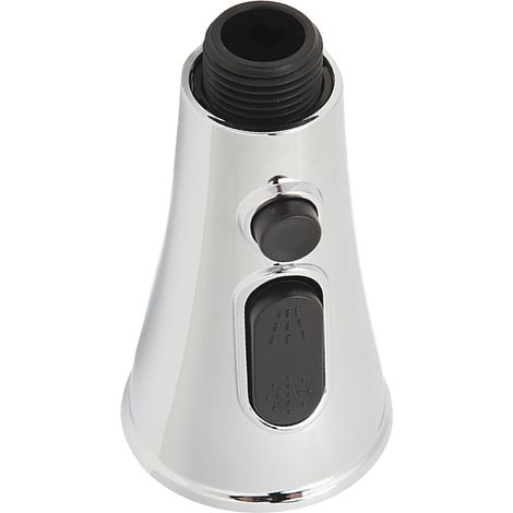 Mitigeur de cuisine pommeau de douchette ABS chromé, buse de pulvérisation escamotable pratique pour évier domestique (1/5)