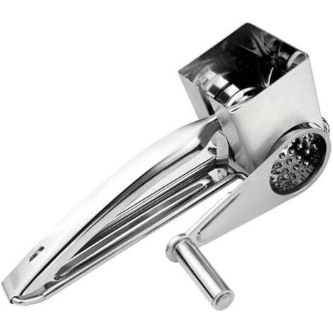 Tambour Inox - Simple, Résistant et Efficace - Ambidextre - Marque Française 19,5 cm 10 cm 8 cm (1/4)