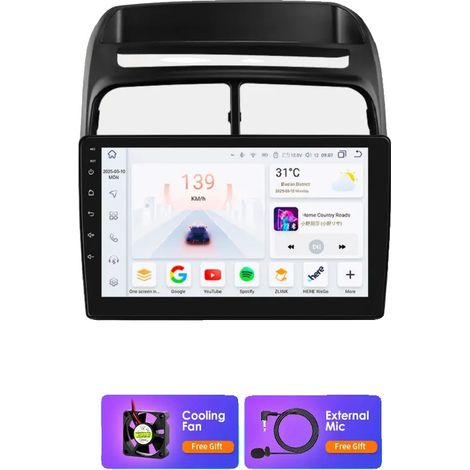 Sistema multimediale per auto, connettività senza interruzioni, compatibile con Fiat Linea 2007-2012, S4 (8 Core 4G 32G) (1/2)