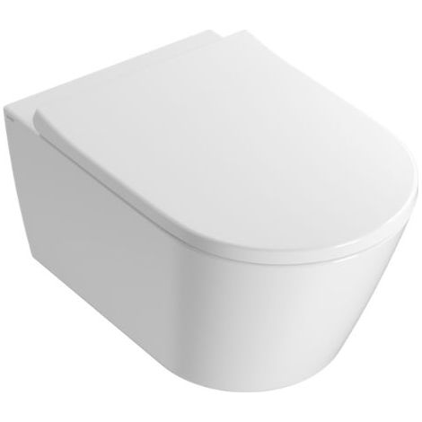 Vaso Sospeso Forty3 Globo 55x36 Cleanstorm Senza Brida Bianco (1/5)