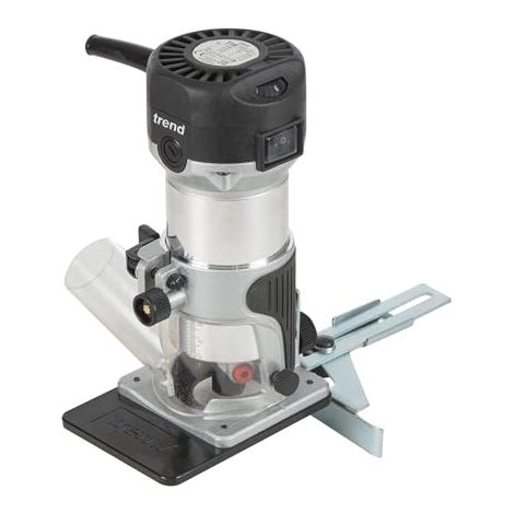 Trend T1ETS Trim Router with Extended Trim Base 1/4 Inch Collet 710W 240V