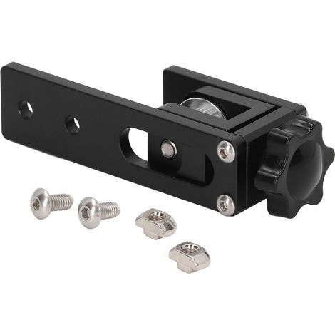 Tendeur de courroie en alliage d'aluminium préassemblé pour imprimante 3D Ender 3, CR10, axe X, noir (1/5)