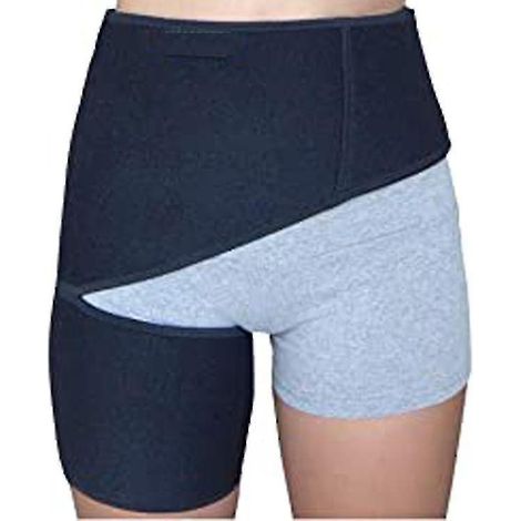 Hüftbandage, Oberschenkel-Kompressionsmanschette, Hamstring-Kompressionsmanschette, Leistenkompressionsverband, Unterstützung zur Linderung von Hüftschmerzen (1/3)