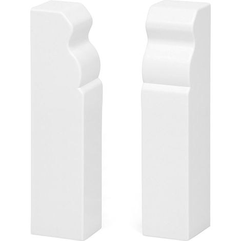 KGM Endkappen für Hamburger Sockelleiste 80 mm 2 Stück