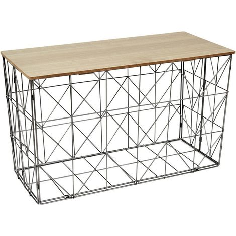 Table pliable filaire gris