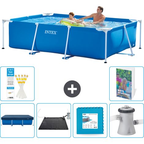 Rechteckiger Frame Pool - 260x160x65 cm - 7-teilig S99