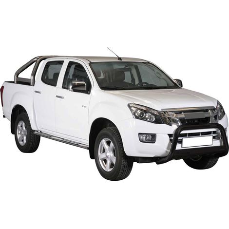 Pare-buffle Avant pour Isuzu D-Max 2012-2019 63 mm en Acier Noir (1/5)