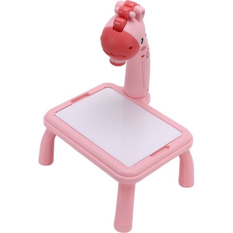 Table de projection pour dessin, projecteur éducatif pour enfants, tableau de peinture rose pour l'éveil artistique des tout-petits (1/5)
