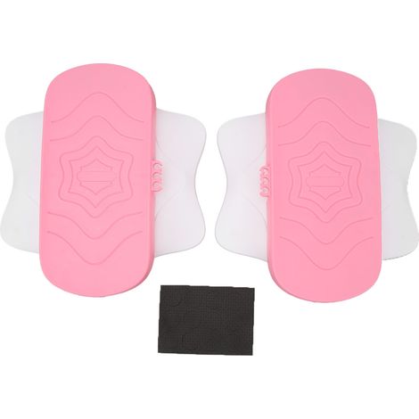 2PCS Disque de Rotation Abdominal en ABS avec Roulements en Acier - Équipement de Fitness pour Exercices de Ceinture et Gainage - Rose (1/5)