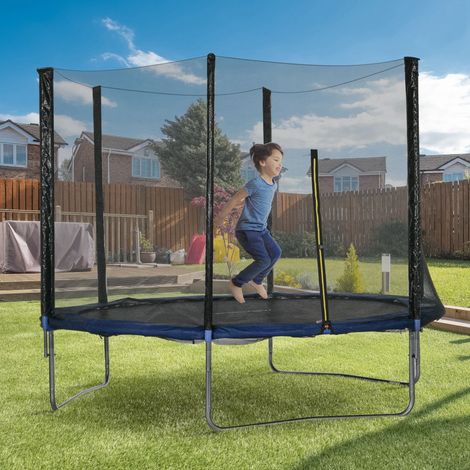 Outdoor-Trampolin mit Sicherheitsnetz Ø305 cm für Kinder und Erwachsene
