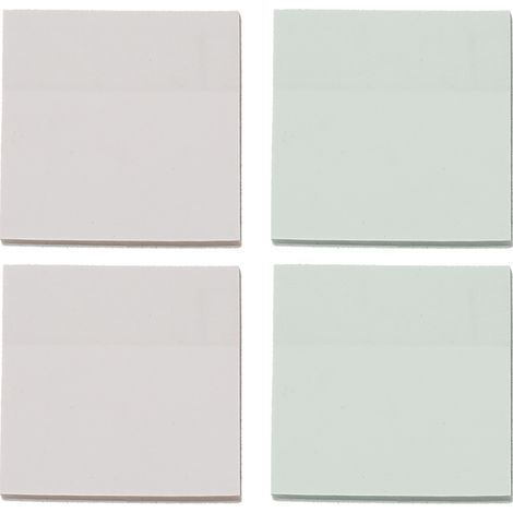 Post It Transparent - 75 x 75 mm - Résistant À L Eau - Pour Bureau École Maison - 200 Feuilles (4 Blocs De 50) (1/5)