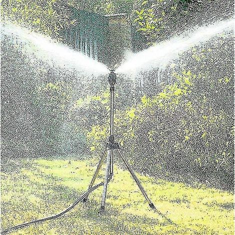 Arroseur trépied rotatif Arrive, arroseur d'irrigation automatique rotatif à 360 degrés, arroseur trépied télescopique pour grandes surfaces, jardin