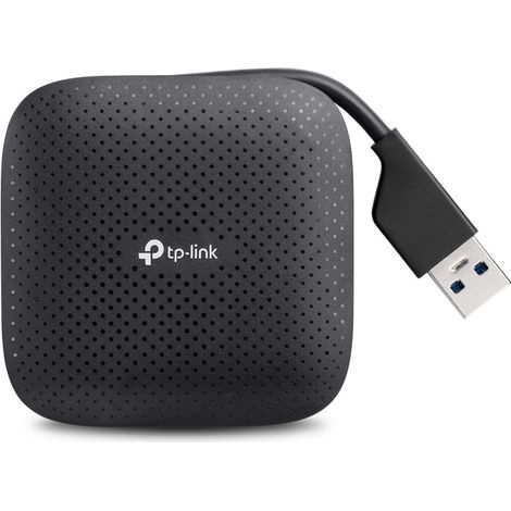 TP-Link UH400 Schnittstellen-Hub USB 3.2 Gen 1 (3.1 Gen 1) Type-A 5000 Mbit/s Schwarz