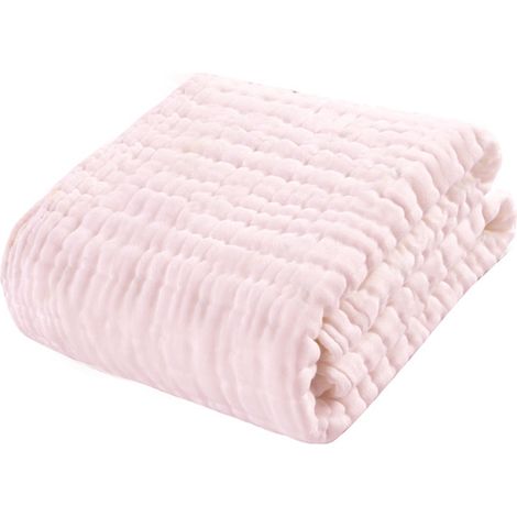 Couverture en coton doux pour enfants, idéale pour les garderies (garçons et filles), multicouche, format pratique 95 cm x 95 cm. (1/5)