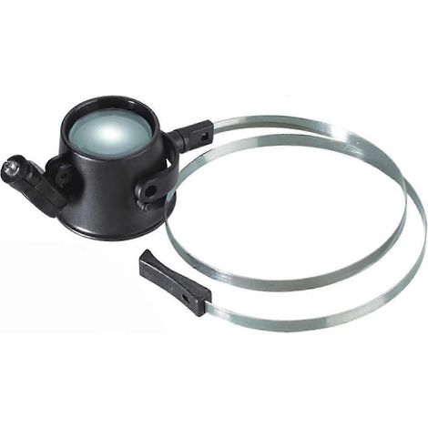Loupe frontale avec éclairage LED - Grossissement 15x - Loupe monoculaire à fixer sur casque, compatible avec les réparations de précision - Composants électroniques - Horloges - Montres (1/5)