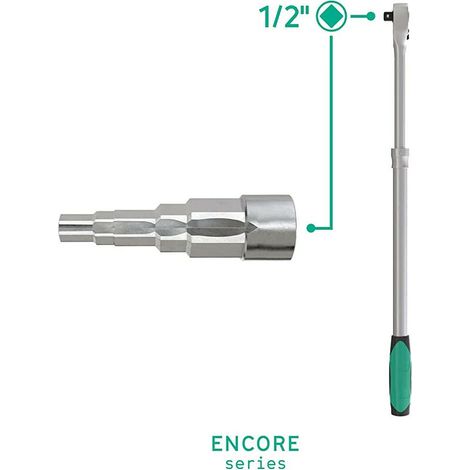 Clé de montage étagée univers - Avec douille carrée 1/2' - 5 tailles pour sanitaires et radiateurs (1/5)