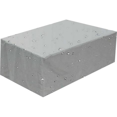 Housse Salon De Jardin Exterieur Table Imperméable Oxford Protection Au Vent Anti UV Bache 115x115x70cm (1/4)
