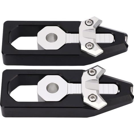 Ajusteur de chaîne d'arbre de moto, tendeur de bras oscillant de remplacement pour GROM 2014 – 2021 2 pièces (1/4)