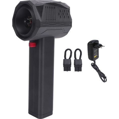 Souffleur d'air électrique, ventilateur Turbo 140000 tr/min avec poussée de 1600g, moteur sans balais de 64mm, batterie 32000mAh, contrôle de vitesse en continu, prise ue (1/5)