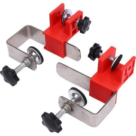 par de clips de montaje para cajones, clips ajustables de acero inoxidable para bandejas de cajones para el montaje de muebles. (1/5)