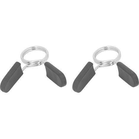 2PCS Poignée Ergonomique pour Barre de Musculation, Collier de Serrage 30mm à Ressort, Sécurisé et Rapide à Utiliser (1/5)
