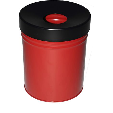 FRANKEL kaiserkraft, Poubelle auto-extinguible, capacité 30 l,