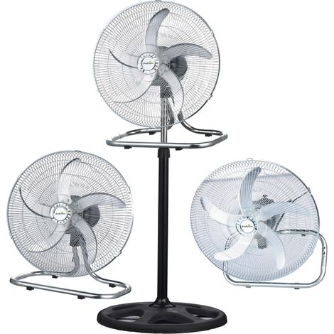 Ventilatore a piantana 3 in 1 si appoggia per parete a colonna 5 pale in metallo 65WATT (1/5)