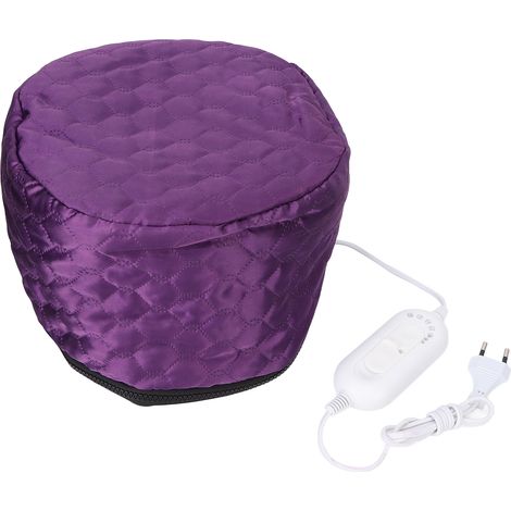 Casque chauffant réglable 2 niveaux avec contrôleur de température, chauffage uniforme, cordon de serrage, soin capillaire, prise UE 220V (1/5)