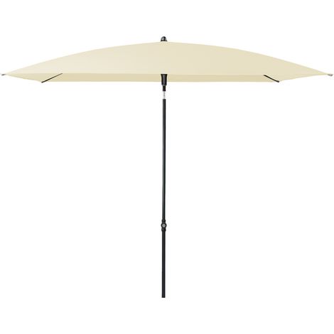 Doppler Mittelstockschirm "Sunline Waterproof Neo" 230 x 190 cm, natur, Bezug aus 100% Polyester, Gestell aus Stahl, Gewicht 4,6 kg (1/5)