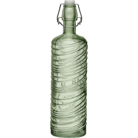 Bottiglia d'acqua Versa Verde Vetro Alluminio 1 L 8,2 X 30,6 X 8,2 CM