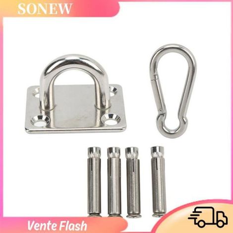 Sonew Kit de suspension au plafond Kit De Suspension En Acier Inoxydable Pour Plafond 250kg Yoga sport yoga (1/5)