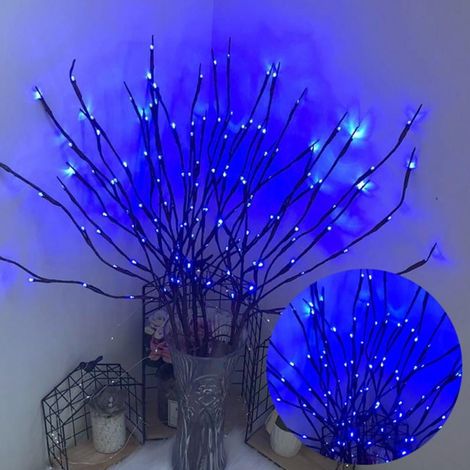 Guirlande Lumineuse LED Étanche Intérieure - 20 Ampoules - 5 Branches Flexibles - Alimentation Piles AA - IP44 - Pour Décoration Vase Fenêtre Restaurant (1/5)