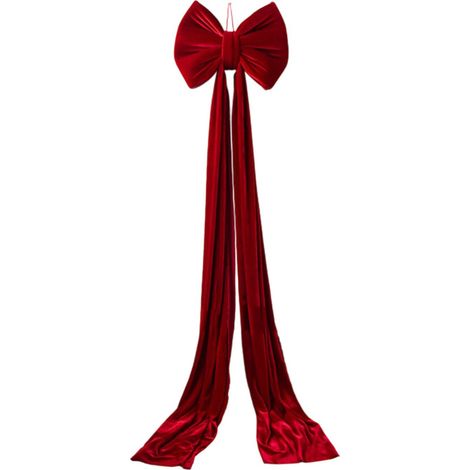 Decorazione da appendere con fiocco natalizio, - Borgogna 200 cm