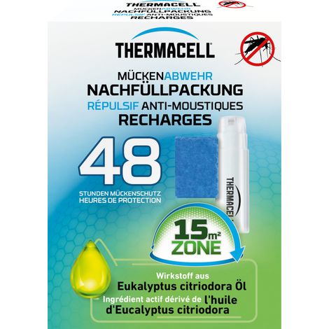 Thermacell Mückenabwehr Nachfüllpackung 48 Stunden, Zitroneneukalyptusöl