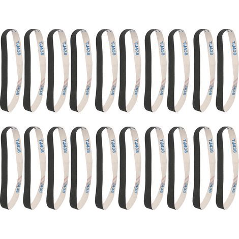 Lot de 20 bandes abrasives ponceuses papier de verre rouleau pour polissage métal outil 600 (1/5)