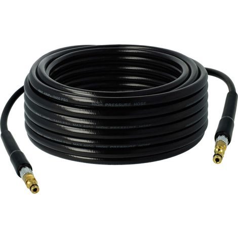 Tuyau haute pression compatible avec Kärcher K 7 Home Full Control Plus CH nettoyeur Filetage en laiton 20m (1/4)