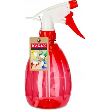 KADAX Pflanzenspritze aus Kunststoff, Sprüher, für Wasser, 0.5L, Rot