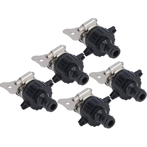 Lot de 5 adaptateurs de robinetterie universels pour mitigeur, compatibles avec les tuyaux d'arrosage de 14 à 24 mm, pour jardin et cuisine. (1/5)