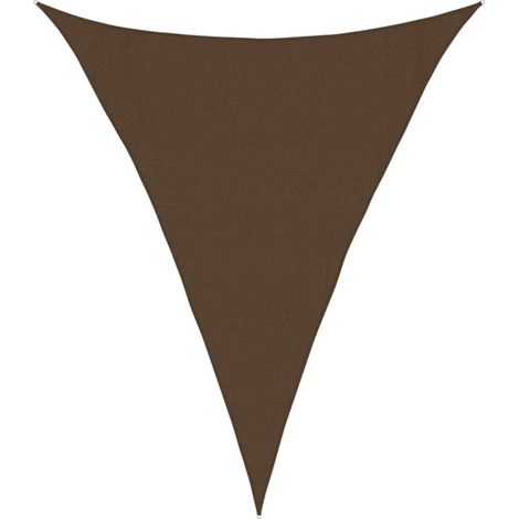 Maison Exclusive - Sonnensegel 160 g/m² Braun 3x4x4 m HDPE