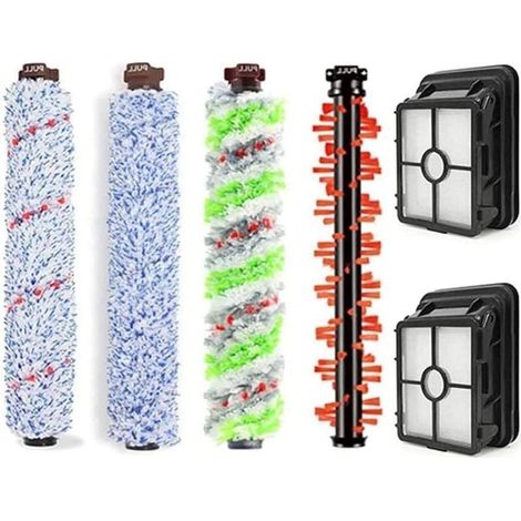 Bissell Crosswave 4 Hauptbürsten + 2 Filtersiebe 1866 1785 2052 1713 2225 Bürstenzubehör für Bissell Crosswave Staubsauger (4 Hauptbürsten + 2 Filtersiebe) (1/4)
