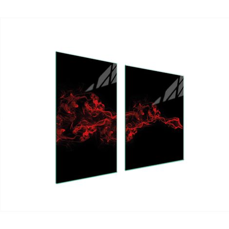 Glasplatte und Schneidebrett 100x52 schwarz (1/5)