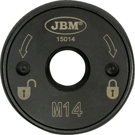 Dado di bloccaggio jbm quick change modello m14 compatibile con smerigliatrici