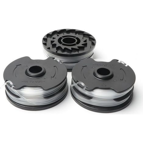 Ersatzspulen für Trimmerfaden, Nylon-Ersatzfaden für LIDL Parkside Rasentrimmer, PRTA 20-Li A1, B2, C3, PRT 550 A1, A3, PRT 300 A1 – 2 x 4 m, 1,6 mm (1/5)