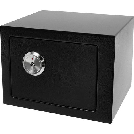 Hucha de pared, construcción resistente, color negro. (1/2)