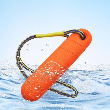 Jouet interactif pour chien - 22 cm - Jouet aquatique pour chien - Jouet aquatique pour chiens de taille moyenne et grande - Entraînement à rapporter dans l'eau (1/5)