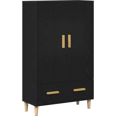 Maison Exclusive - Alacena Roble Negro 70 x 31 x 115 cm Madera co