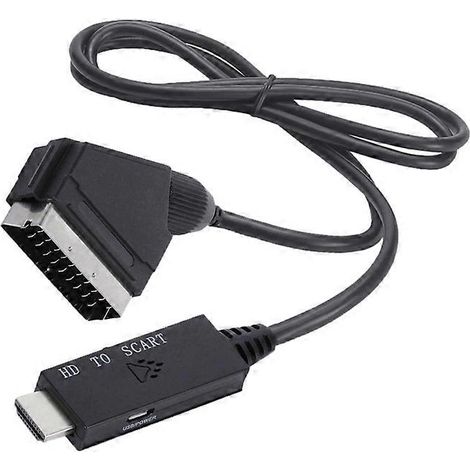 Convertisseur audio/vidéo HDMI compatible avec les prises péritel (1 m) (1/5)