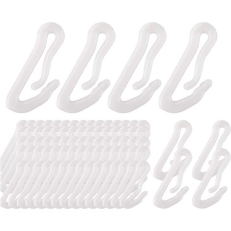 Pack of 100 clips for solar protection film, multi-functional, windproof, easy installation, for greenhouses (1/3)