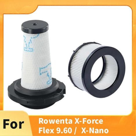 NALOOKAMIC Filtres ZR009010 et ZR009012 pour accessoires de robot aspirateur Rowenta X-Force Flex 9.60 / X-Nano (1/4)